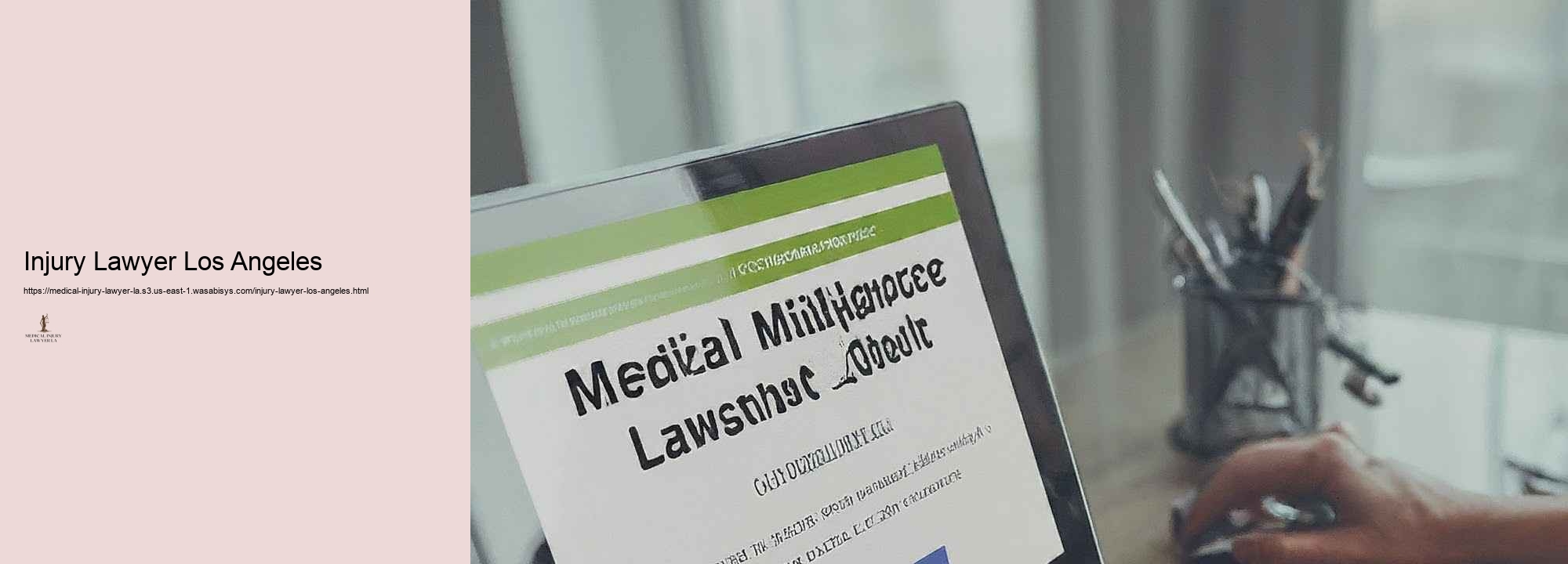 Just how a Medical Injury Lawyer in LA Can Aid You Obtain Settlement